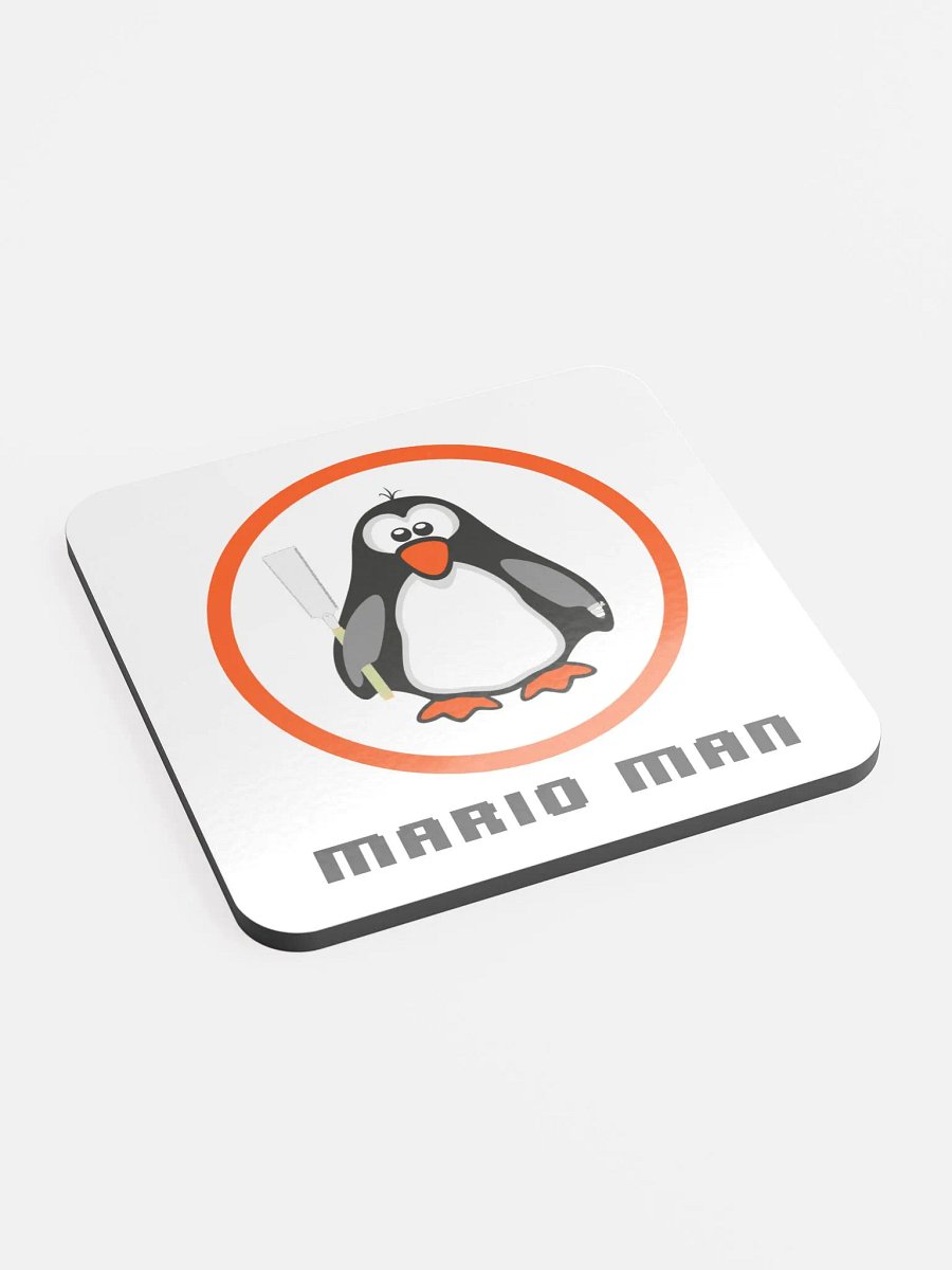 Mario Man Glossed Cork Coaster product image (2)