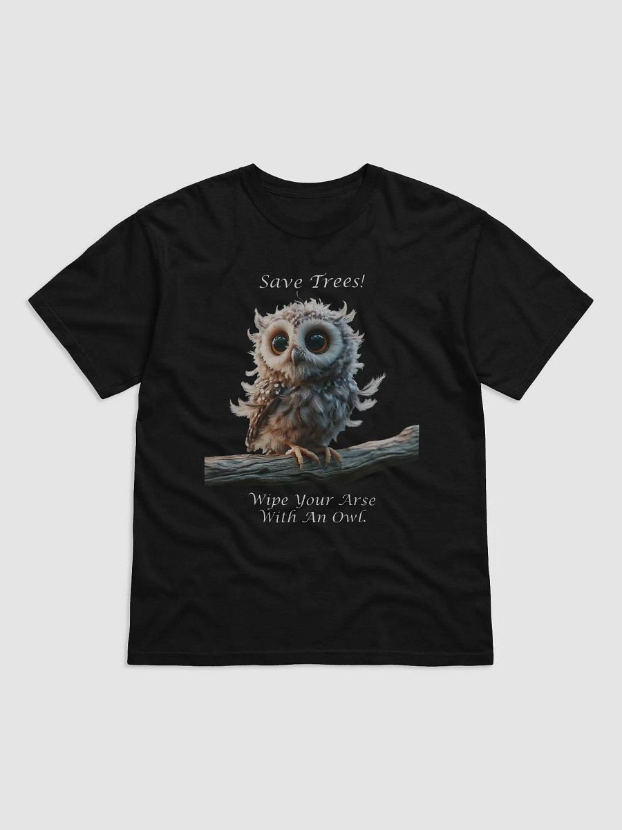 "Save Trees" #Humorous Heavyweight Black T-Shirt product image (1)