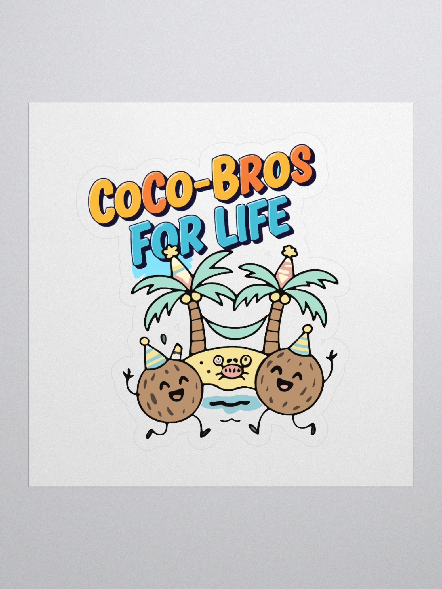 COCO-BROS FOR LIFE Kiss Cut Stickers product image (1)