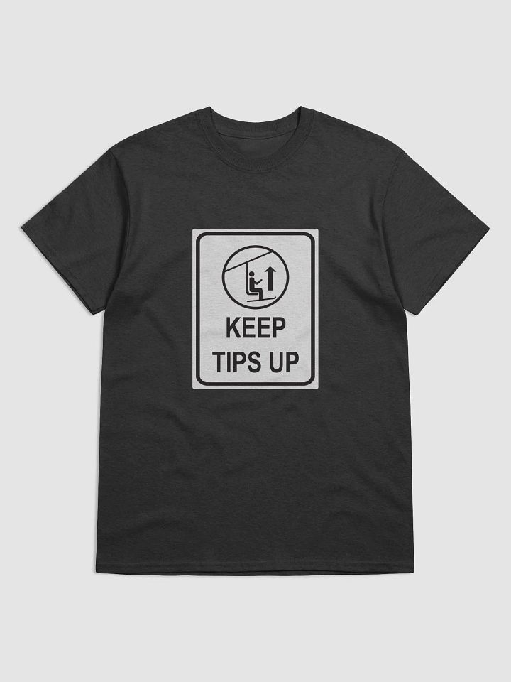 keep tips up (white) - Gildan Heavyweight Tee [Unisex Sizing] product image (12)
