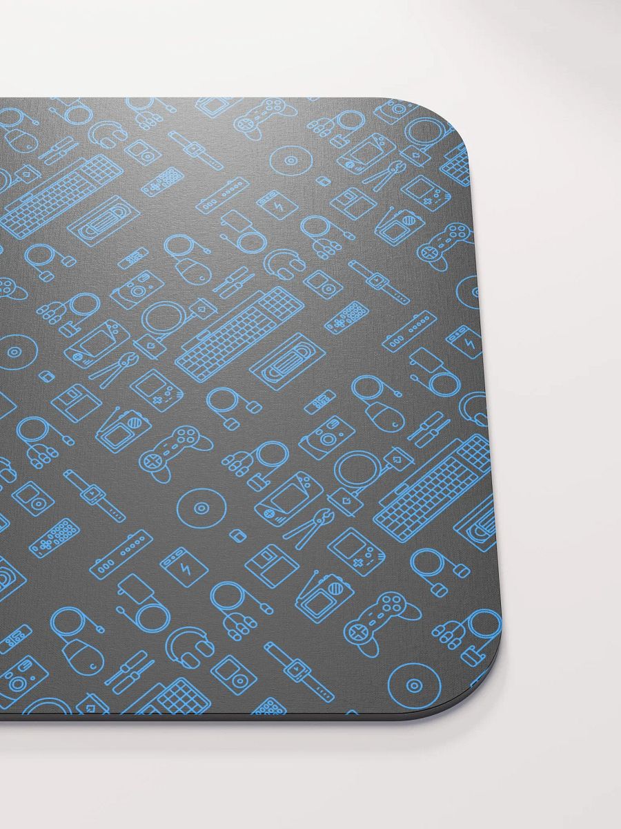 Neon Blue Devices Mouse Pad (Classic) product image (5)
