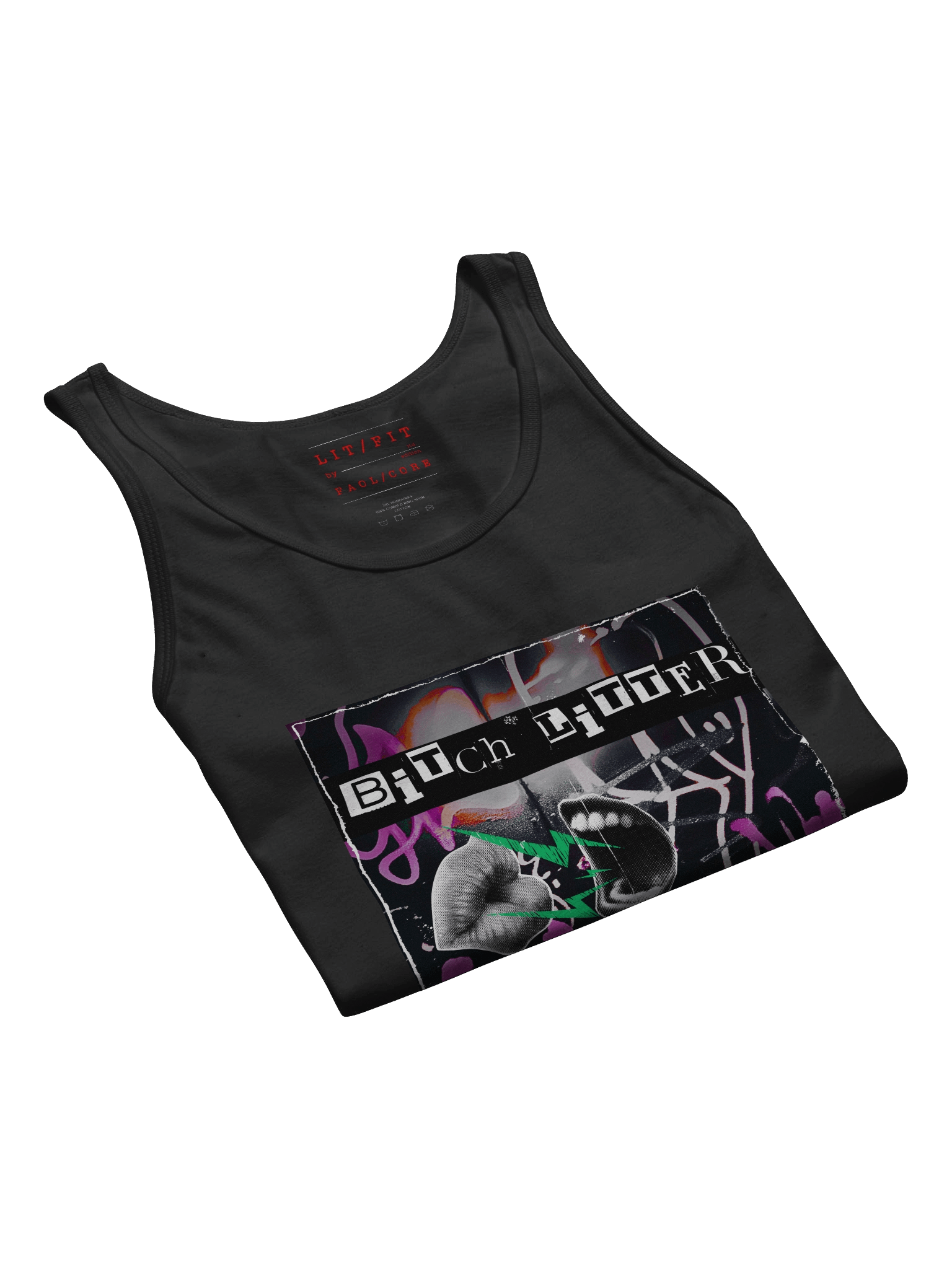 b*tchl*tter tank [pnk/grn] product image (7)
