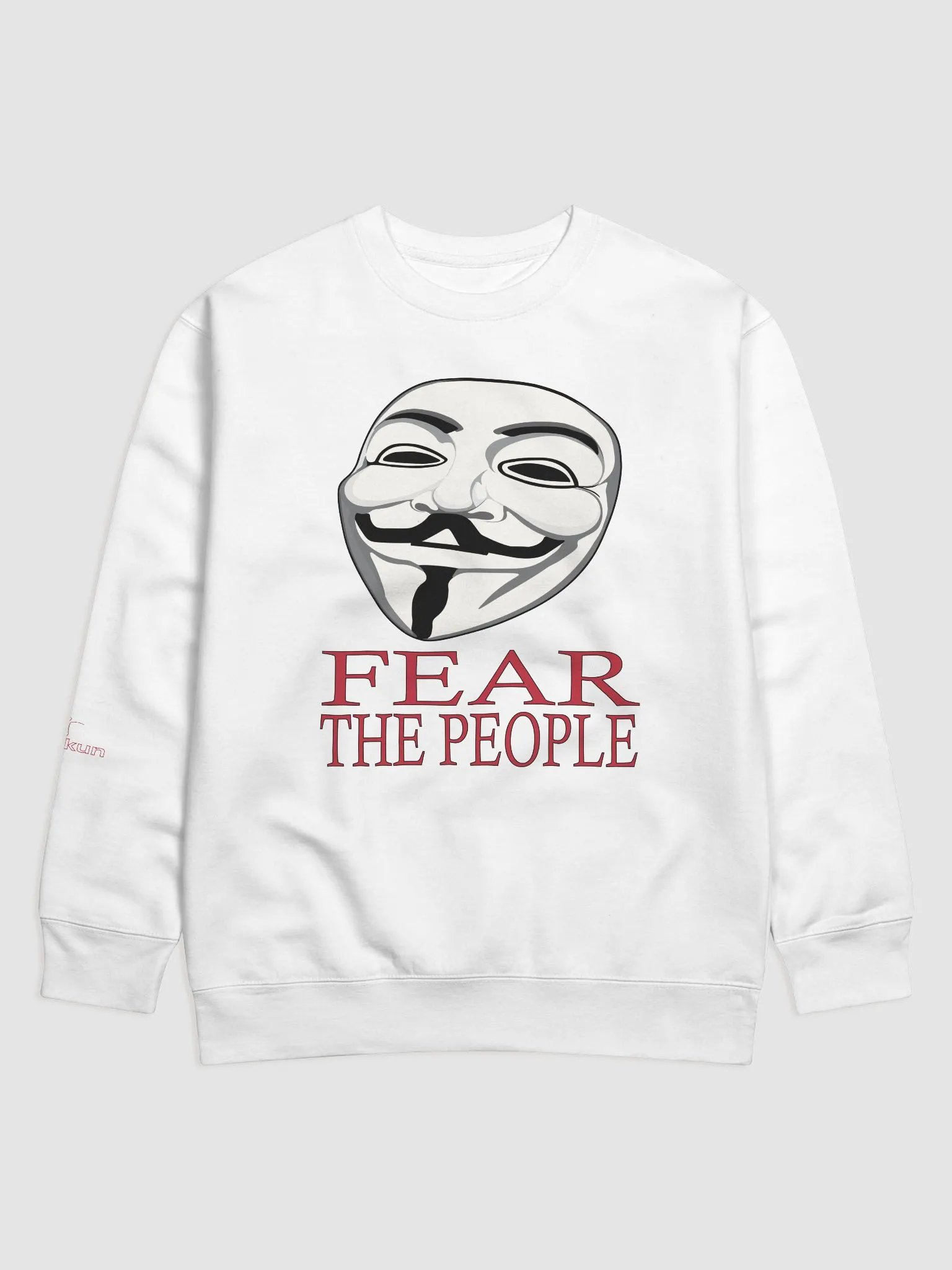 Fear The People - 02 - Red - Cotton Heritage Premium Sweatshirt product image (1)