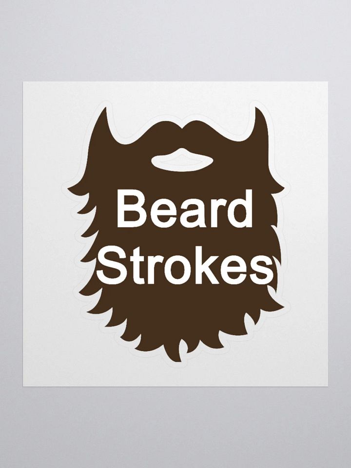 Beard Strokes Sticker product image (1)
