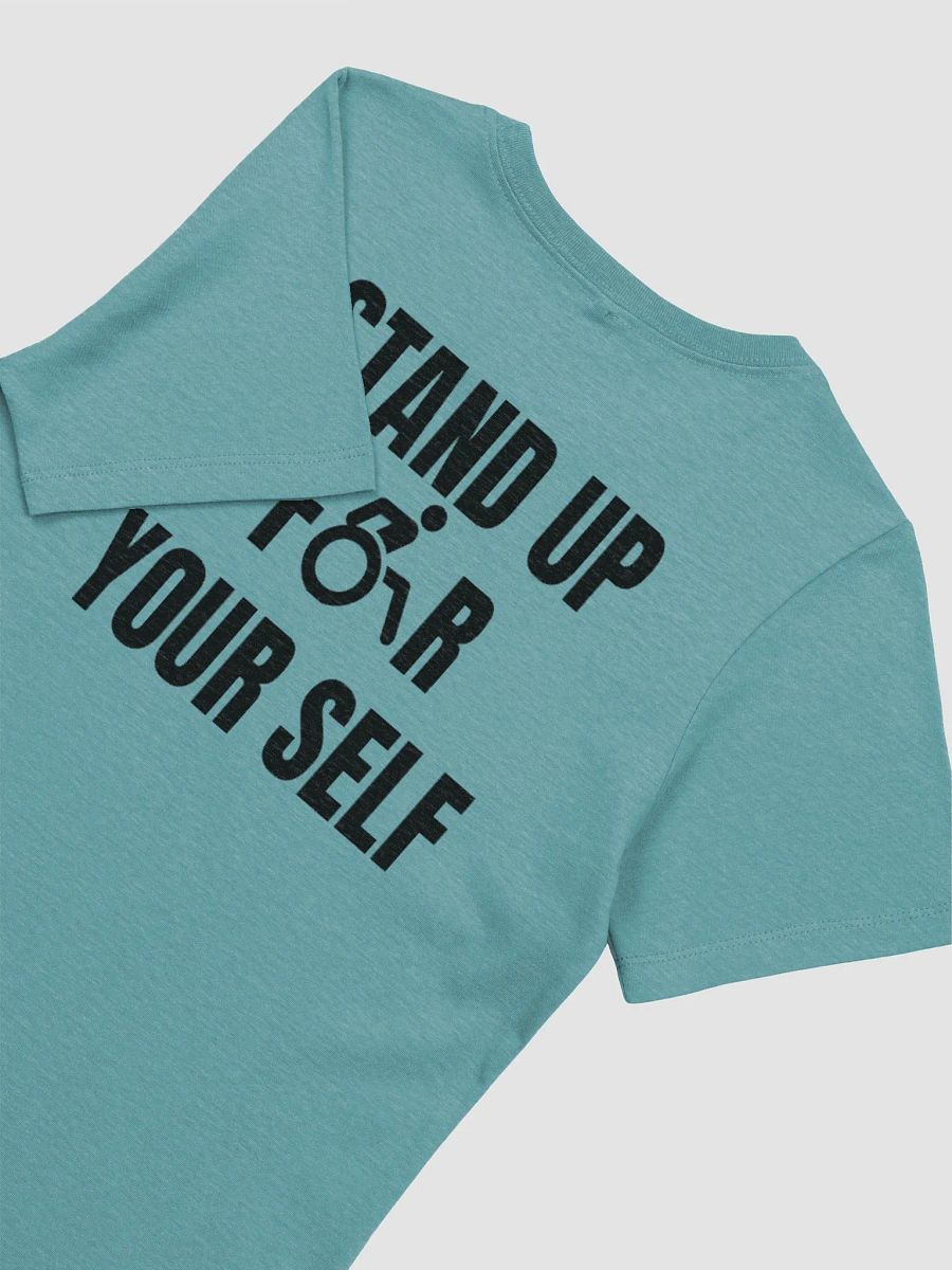 Stand Up For Your Self Teal Women's Tee product image (4)