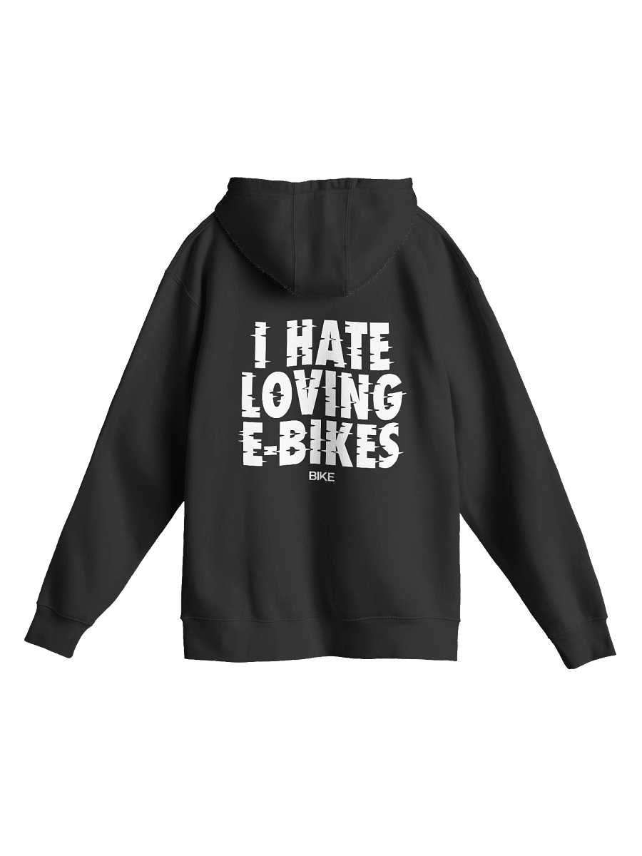 I Hate Loving E-Bikes Hoodie (White Logo) product image (1)