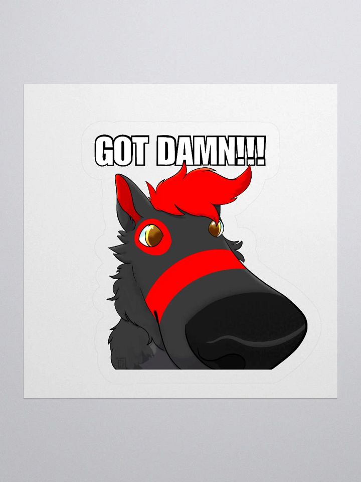 GOT DAMN!!! Sticker product image (2)