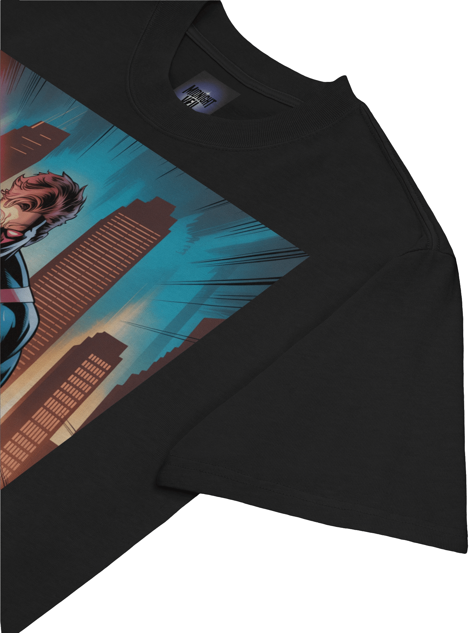 Cyclops Metropolis Mayhem Oversized Faded T-Shirt – Crimson City Sentinel product image (7)