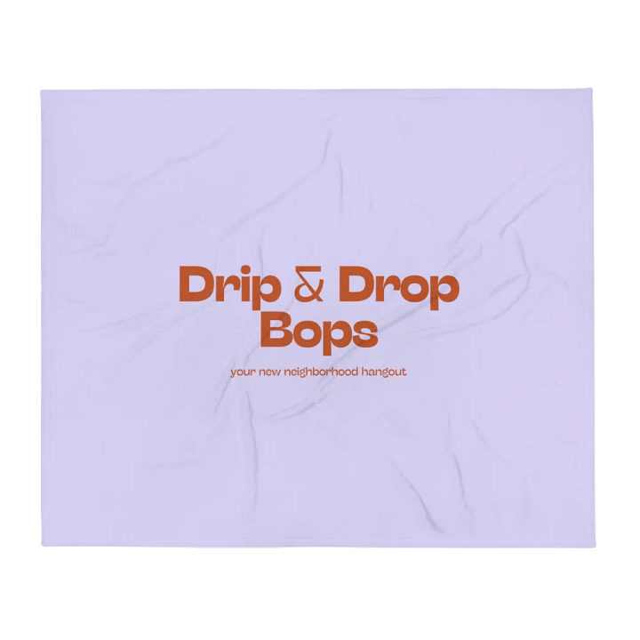 Drip & Drop Bops Throw Blanket product image (2)