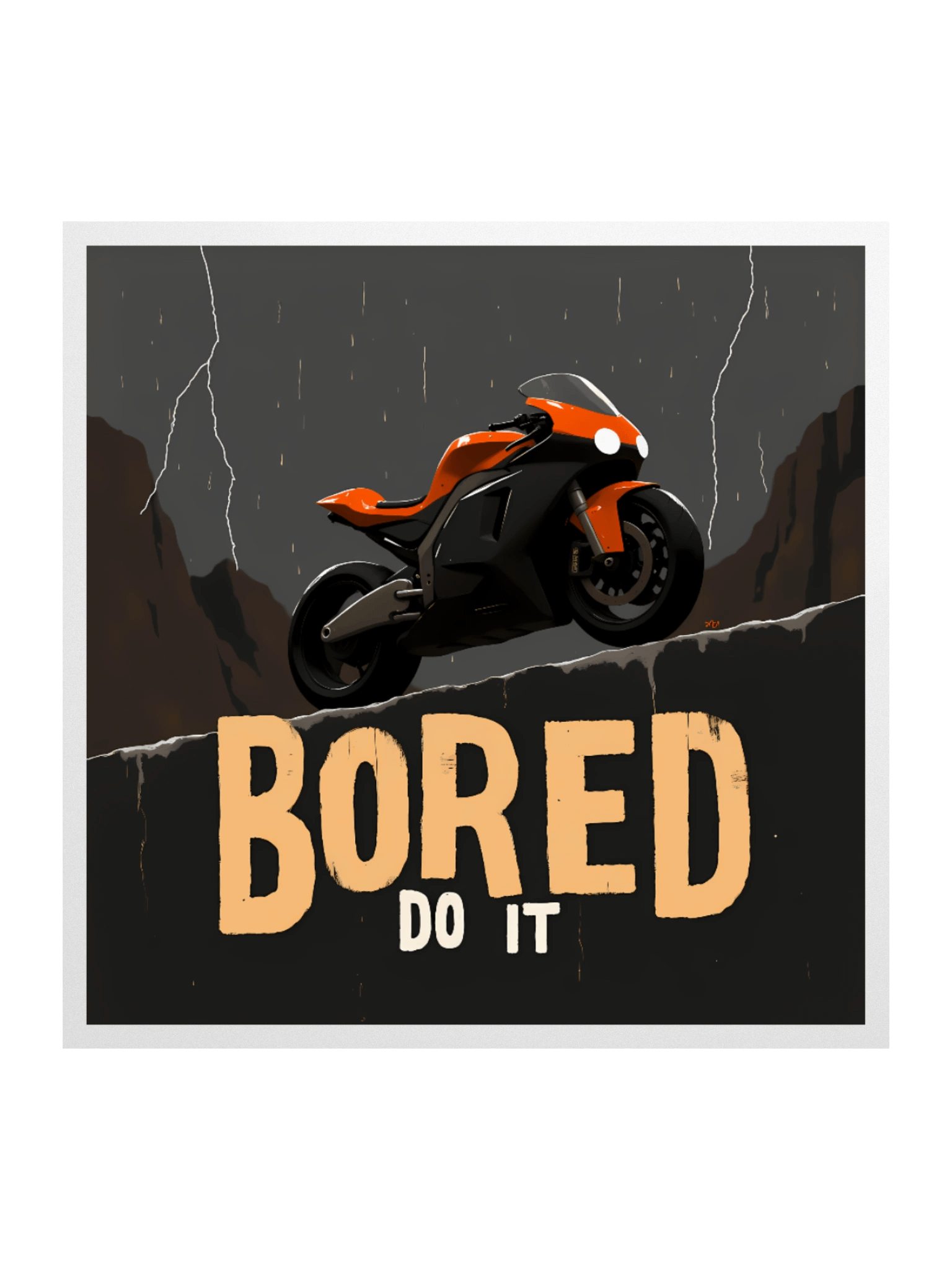 Daring Moto Leap – Bored Do It Sticker product image (2)