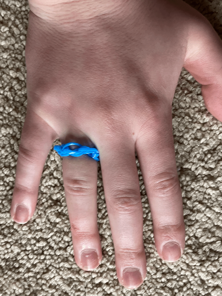 Blue Loom Ring! product image (2)