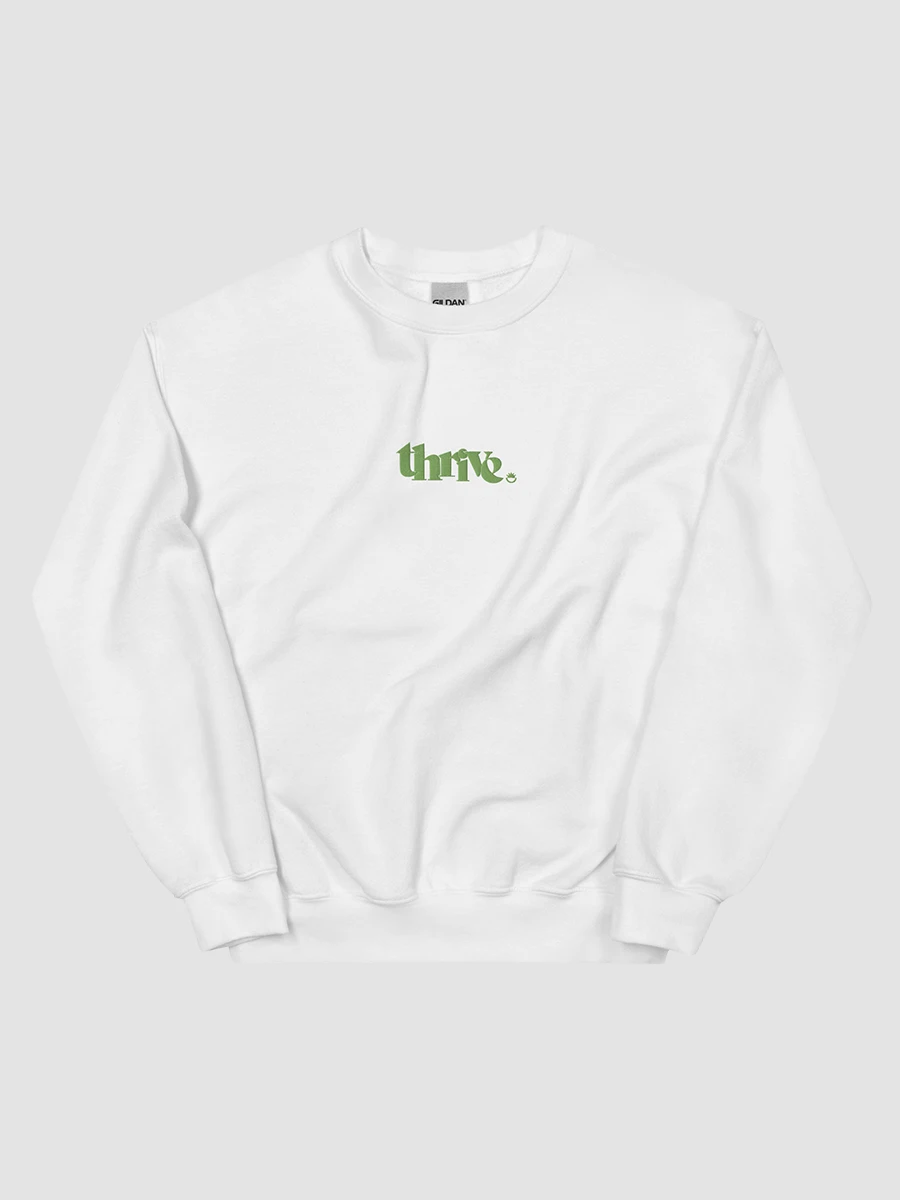 Classic THRIVE Crewneck Sweatshirt [White] product image (1)