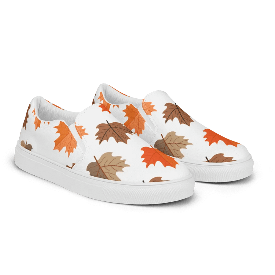 Autumn Leaves Men's Slip-On Canvas Shoes product image (5)