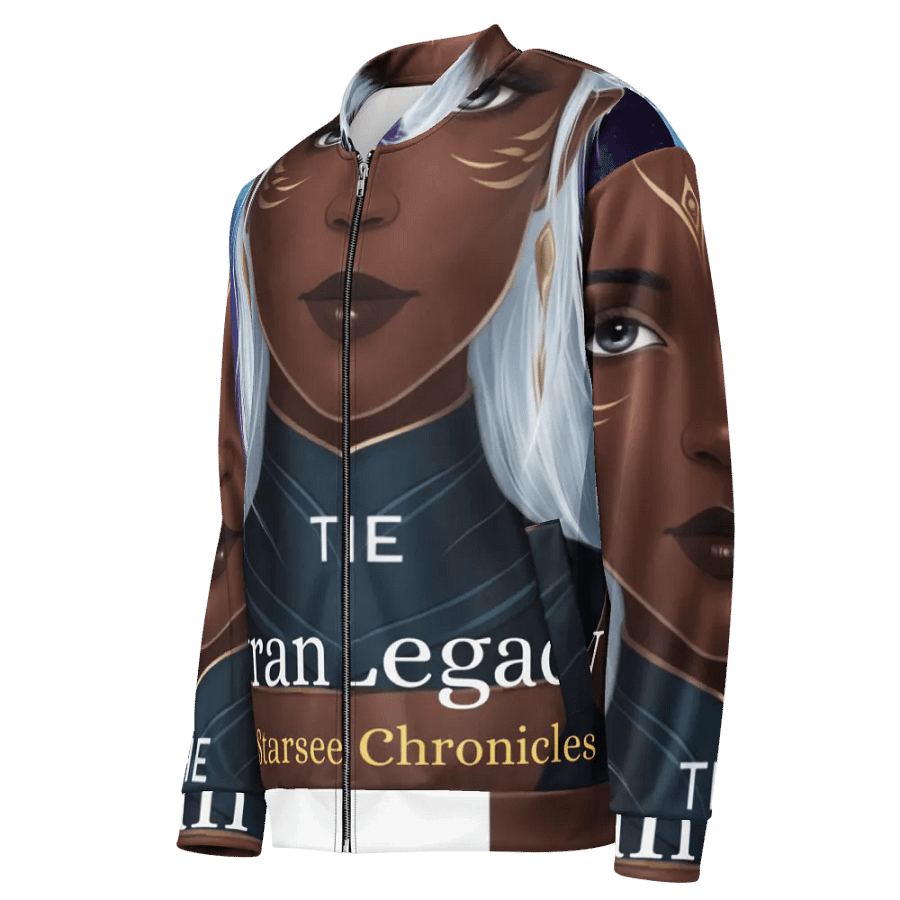 Lyran Legacy Lightweight Bomber Jacket: Embrace Cosmic Power product image (4)