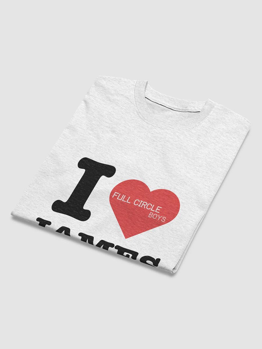 I love JAMES t-shirt product image (37)