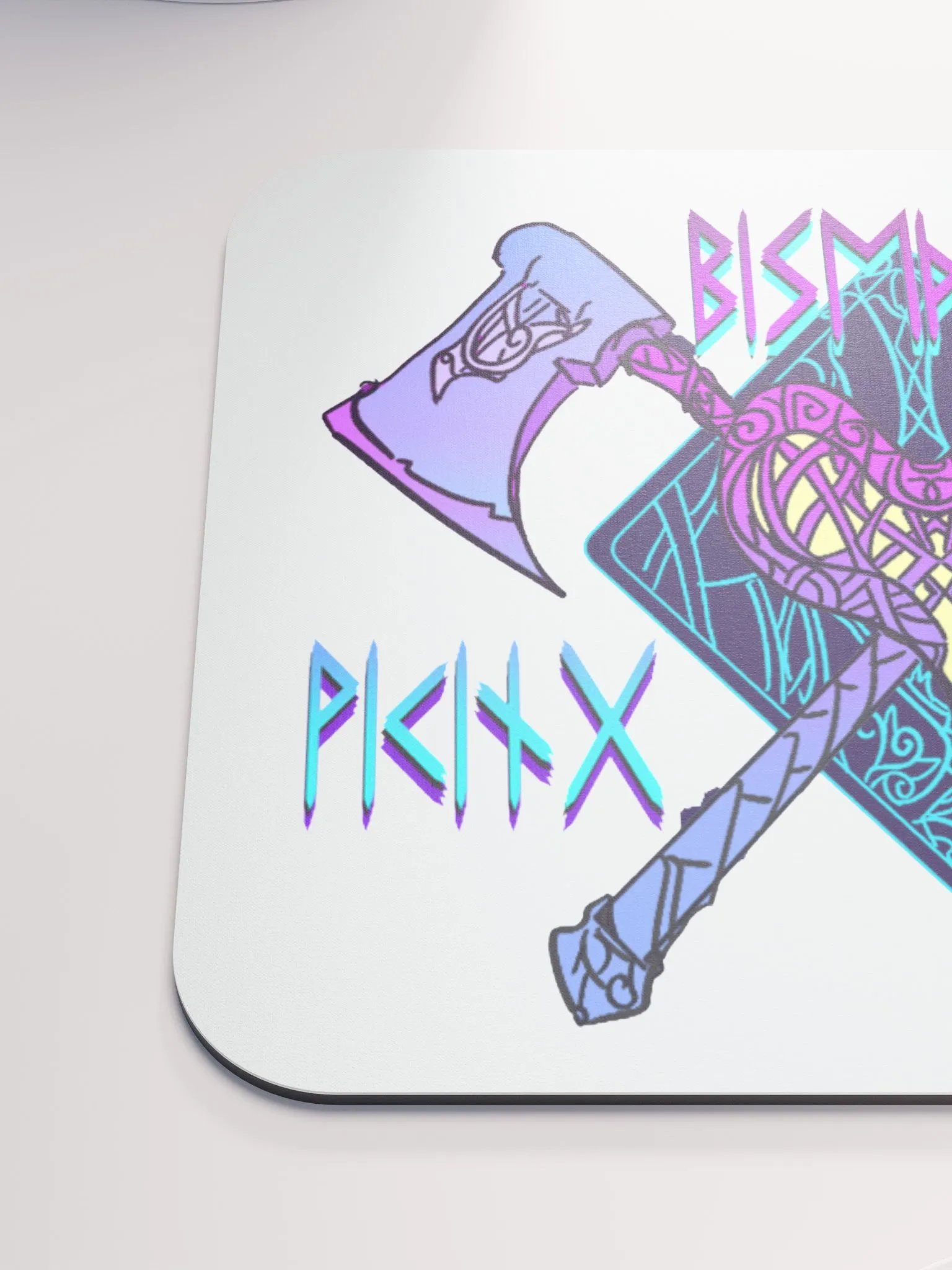 Bi-Viking Pride Heart Mousemat product image (6)