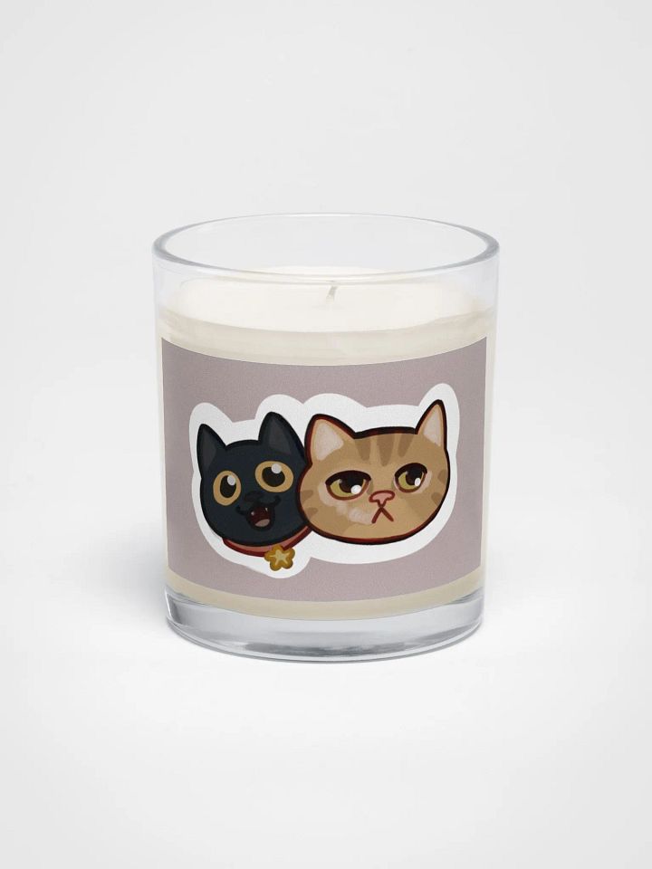 Purrfect Duo Soy Candle – Relaxation with Straw Cat & Tao product image (1)