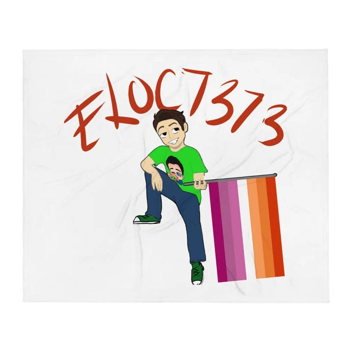 Lesbian Eloc Logo Throw Blanket product image (2)