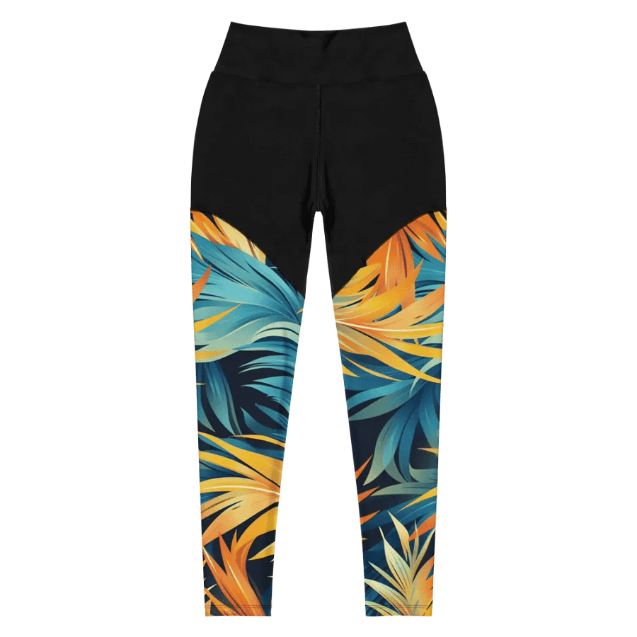 Tropical Flow Sports Leggings product image (9)