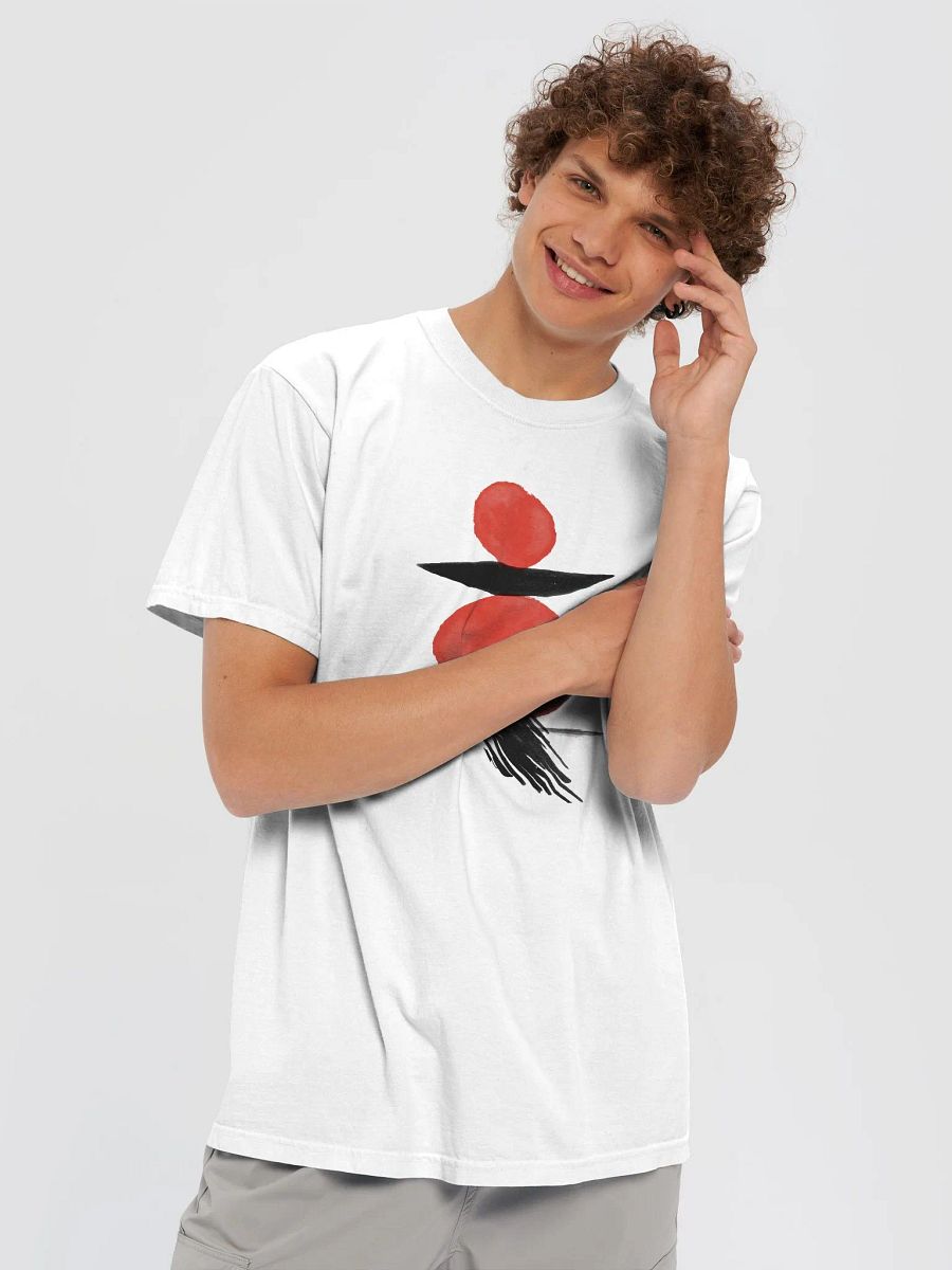 Japanese Art Harmony in Red Tee product image (6)