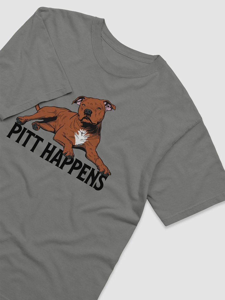 Pitt Happens T-Shirt of a Pitbull Terrier (Red) | Funny T-Shirt for Pitbull, Bully, and Staffordshire Terrier Paw-rents product image (25)