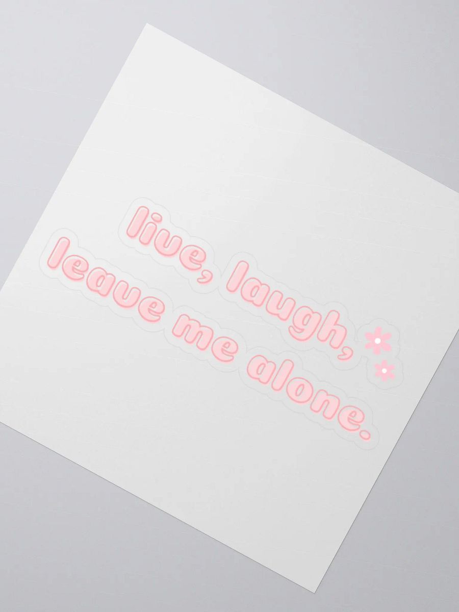 Leave me alone sticker product image (2)