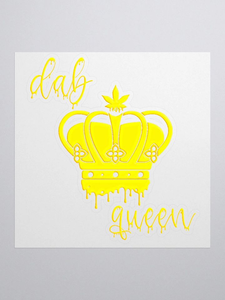 Dab Queen Kiss-Cut Sticker product image (1)