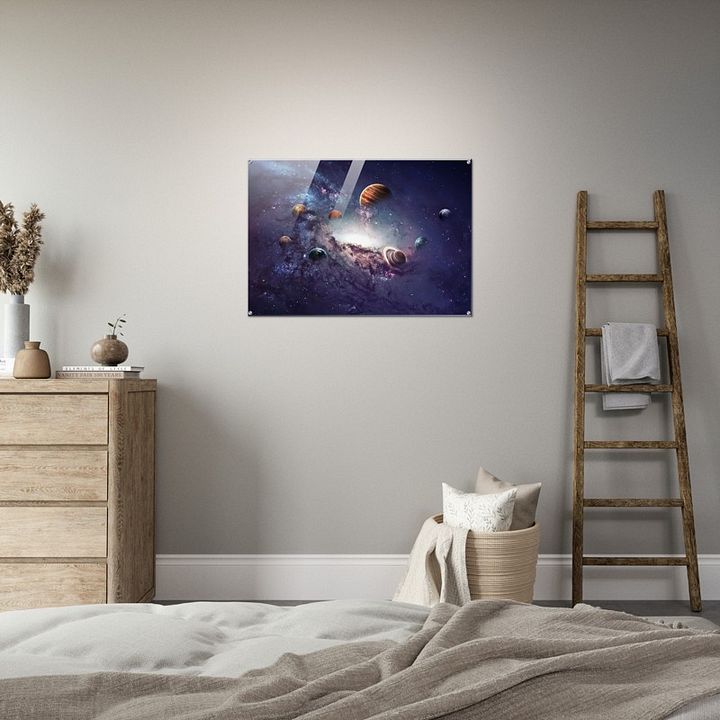PLANETS GLOSSY ACRYLIC PRINT product image (2)