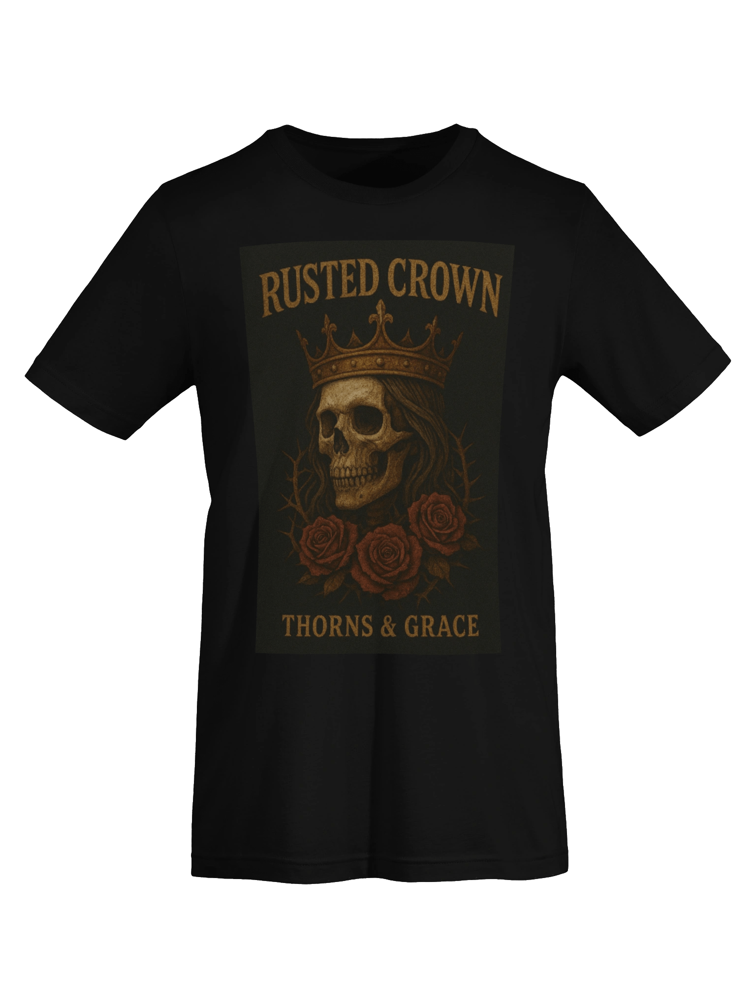 Rusted Crown & Roses T-Shirt product image (7)