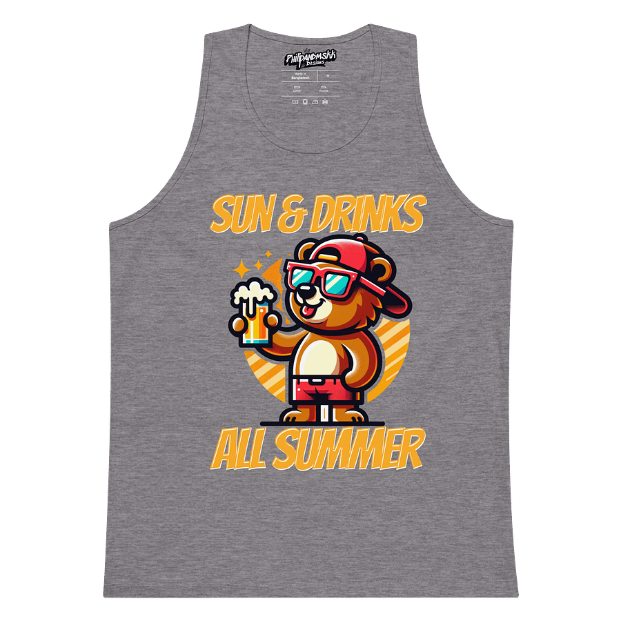 Summer Vibes Bear Tank Top product image (64)