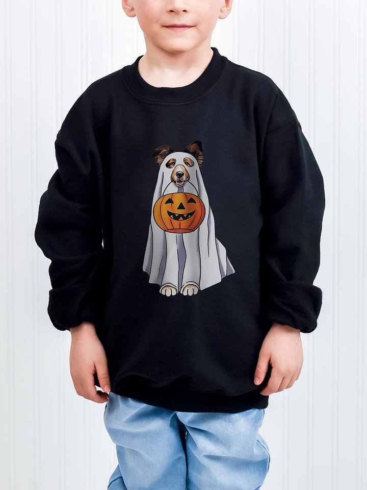 Halloween Shetland Sheepdog Youth Sweatshirt product image (1)