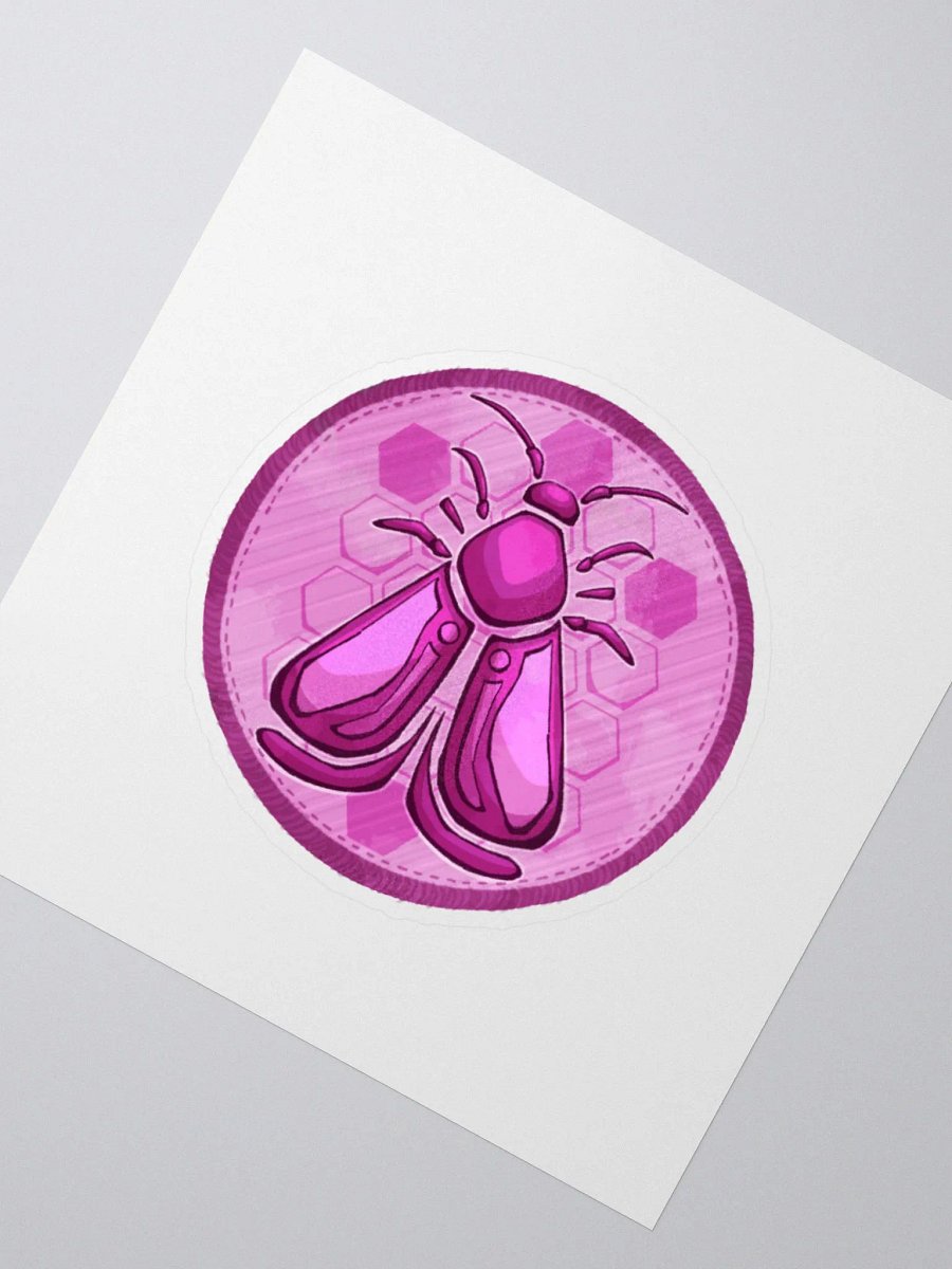 Magenta Moths Sticker product image (2)
