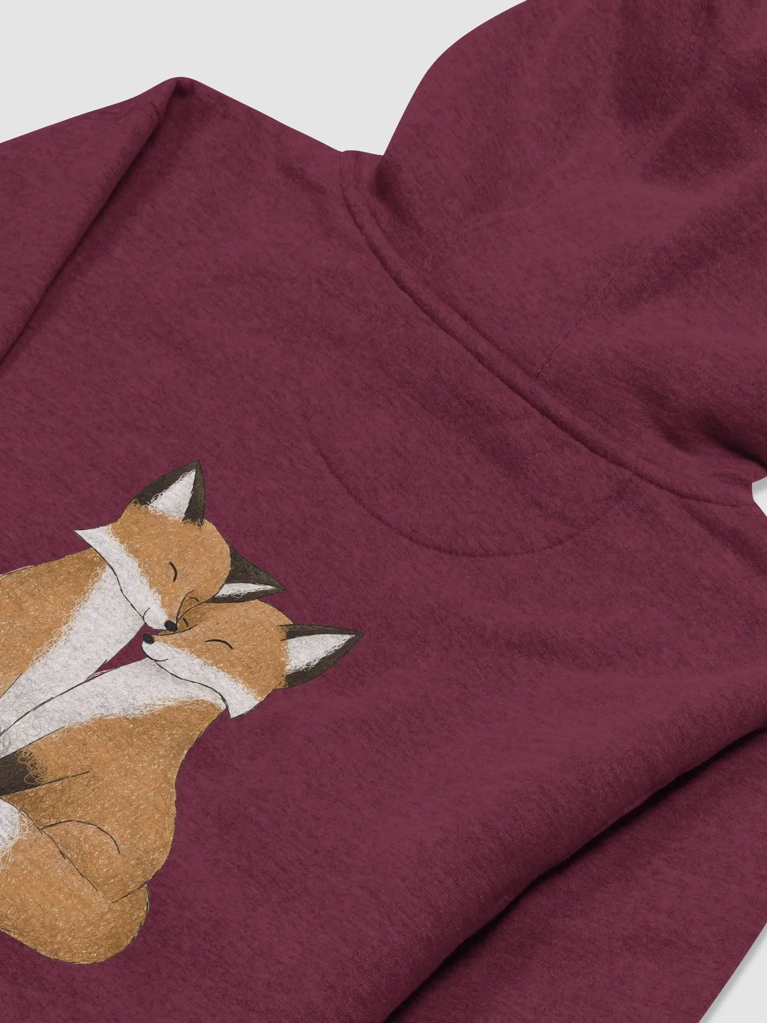 Foxy Love Unisex Hoodie (Dark colours) product image (4)