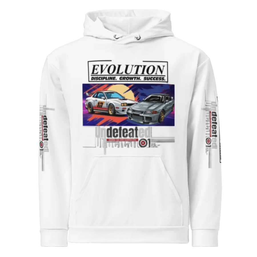 Man Recycled Unisex Hoodie Evolution Undefeated product image (1)