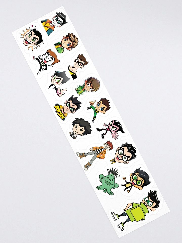 Diverse Cartoon Crew Kiss Cut Stickers product image (2)