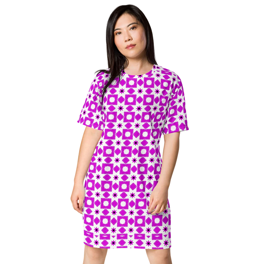Abstract Bright Fun Design T Shirt Dress product image (4)