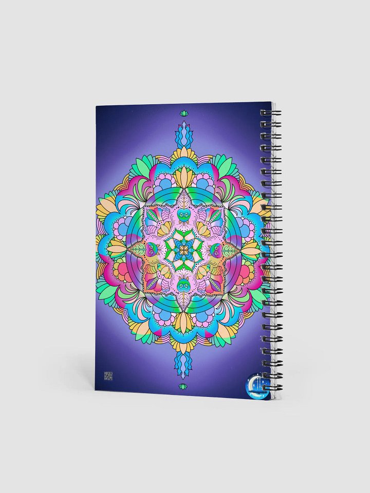Mandala Hidden Flure-de-lis Spiral Notebook product image (2)
