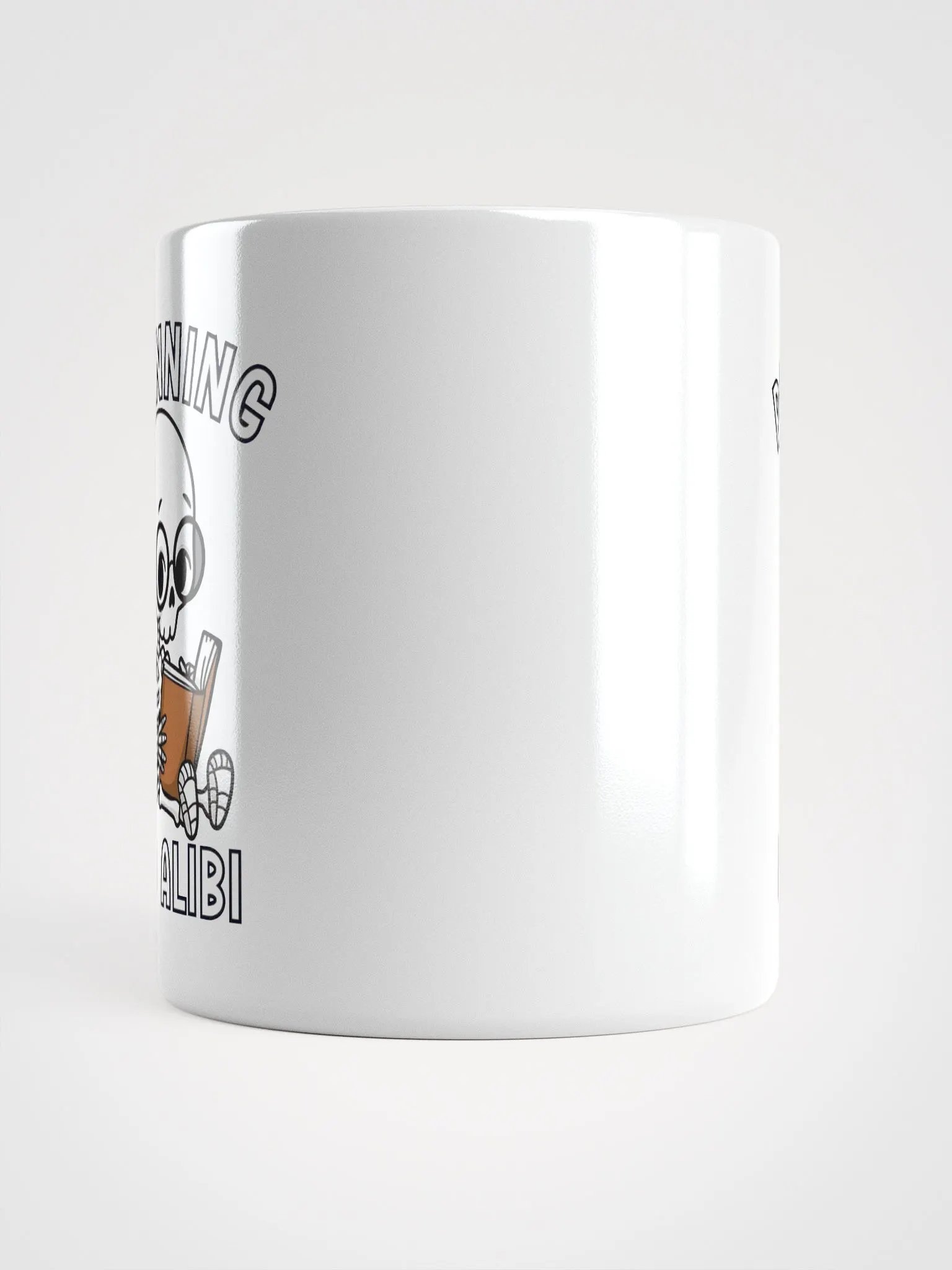 Cute Skeleton Planning An Alibi Coffee Mug product image (6)