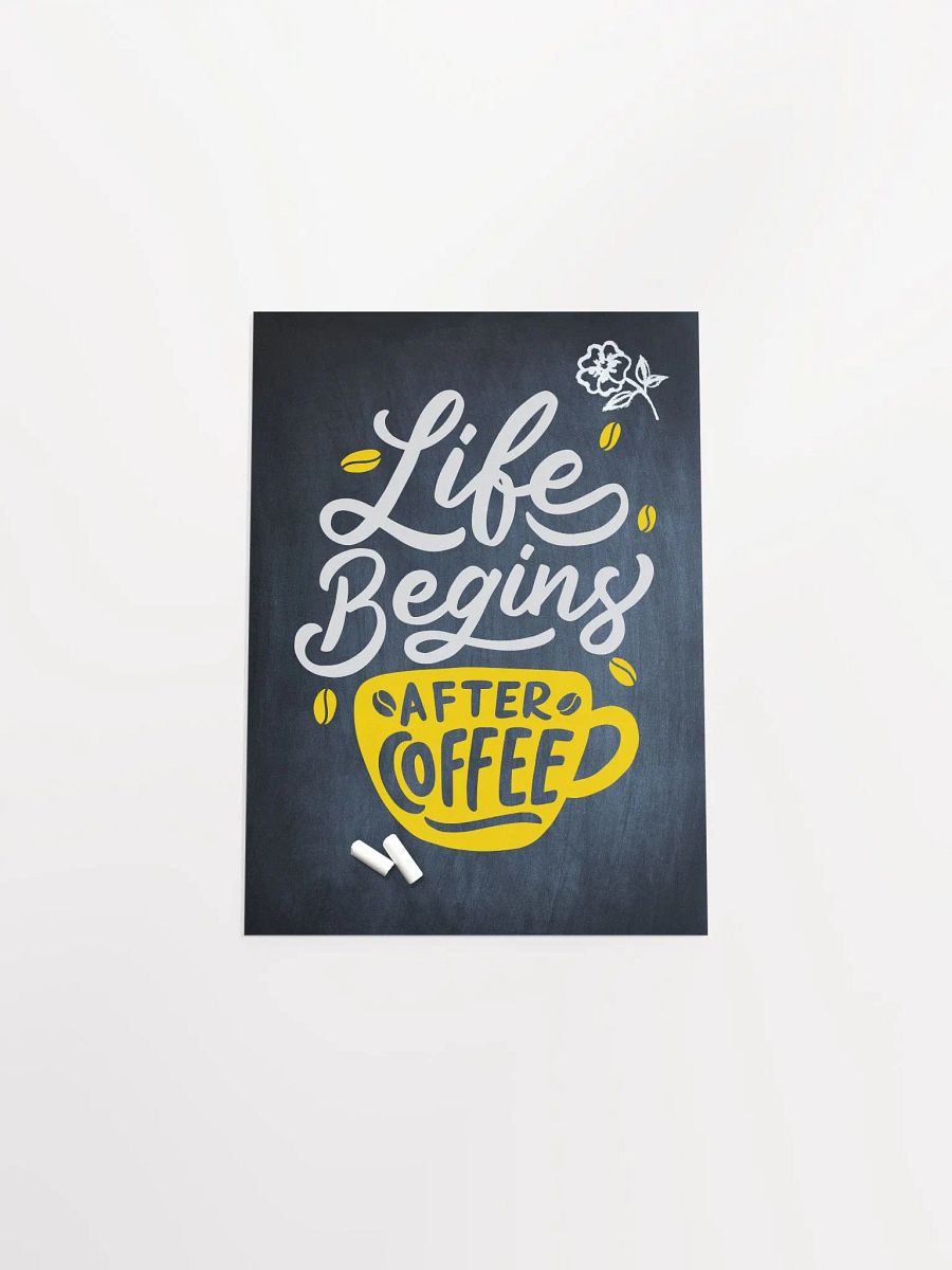 Coffee Lettering Poster Print, Good Morning Coffee Poster, Coffee Lover Gift, Coffee Station Wall Art —Trendy Kitchen Wall Art,Kitchen Decor product image (9)