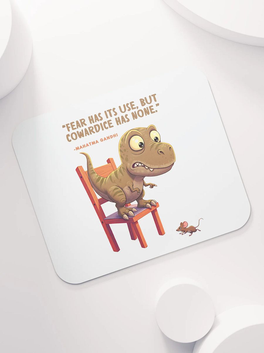 Mohatma Gandhi Motivational Quote - Dino Fear Mouse Pad product image (7)