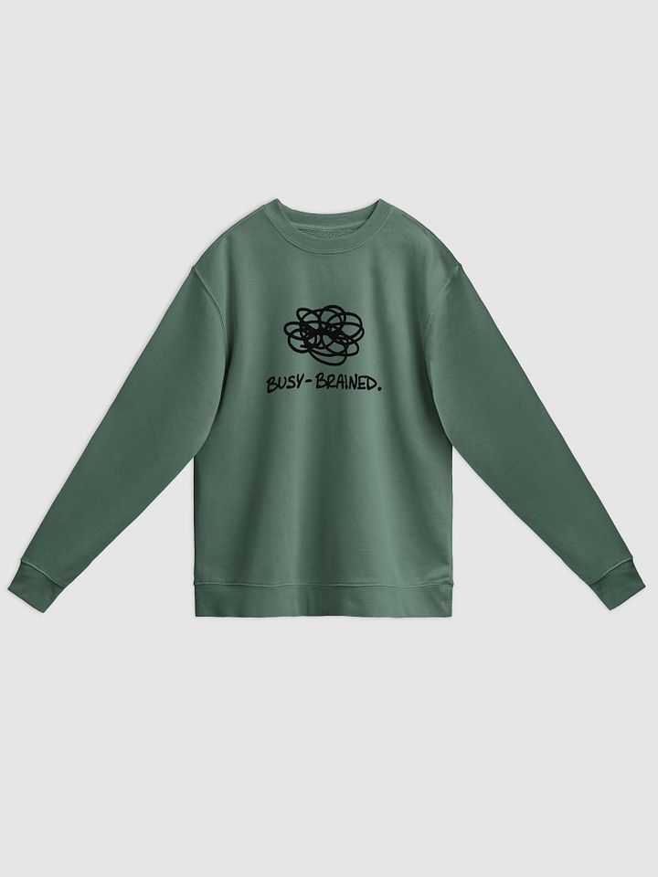BUSY-BRAINED printed pigment crewneck product image (10)