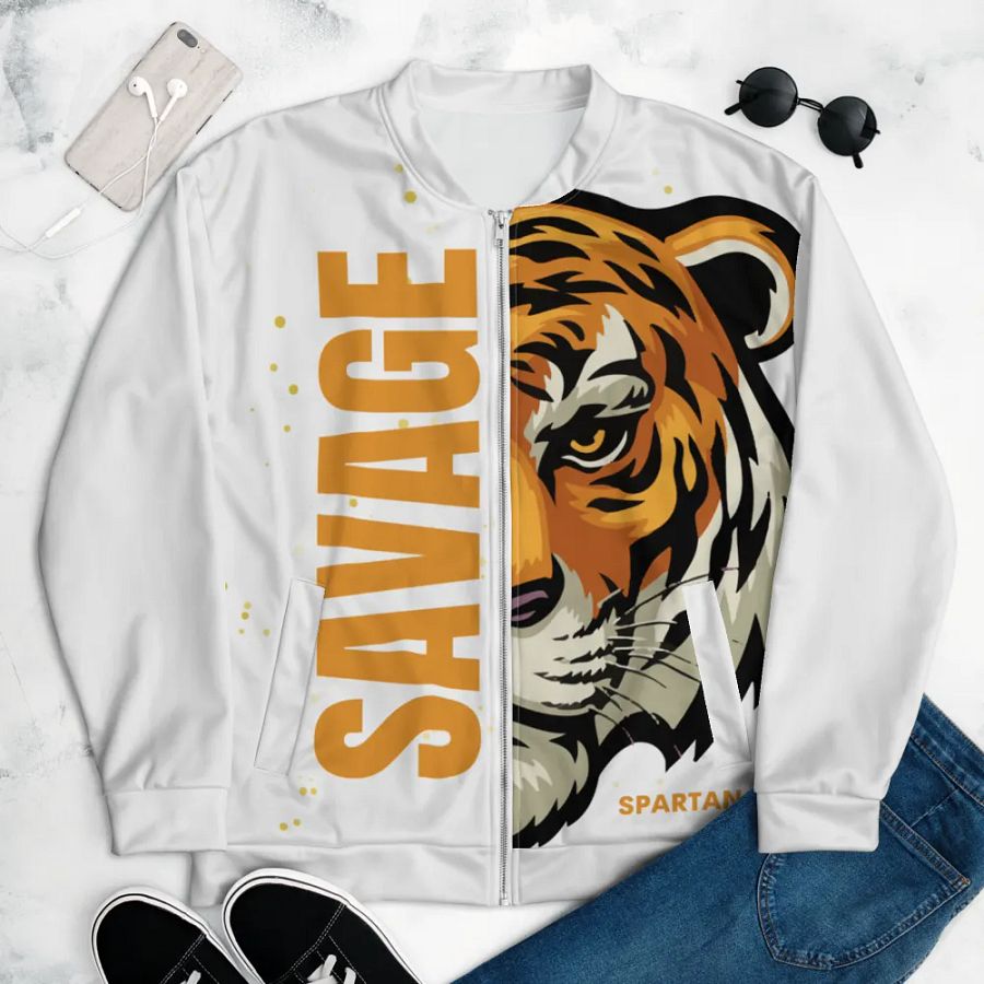Savage Tiger Bomber Jacket product image (5)