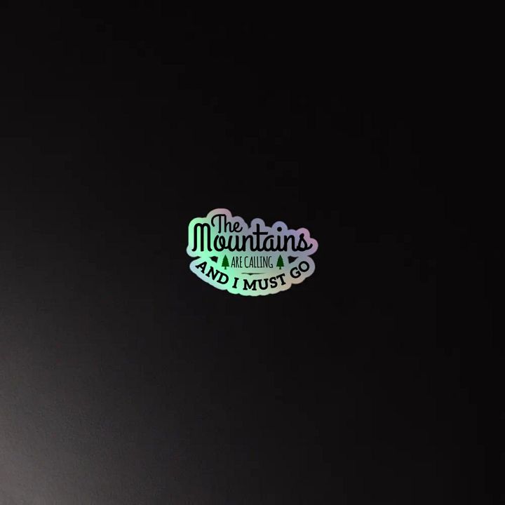 Mountain Calling Holographic Sticker Sheet product image (4)