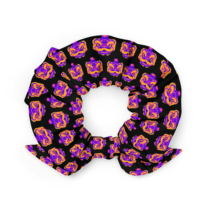 Dragon Head Mask All-Over Print Scrunchie - Black product image (2)