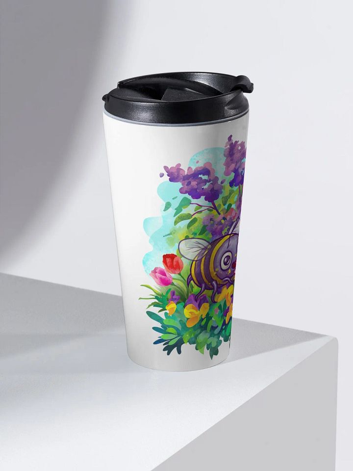 Gettin' Pollenated Stainless Steel Travel Mug product image (2)