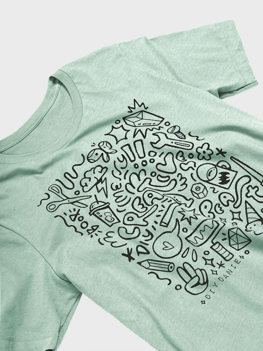CREATIVE CHAOS T-Shirt - Black txt product image (5)