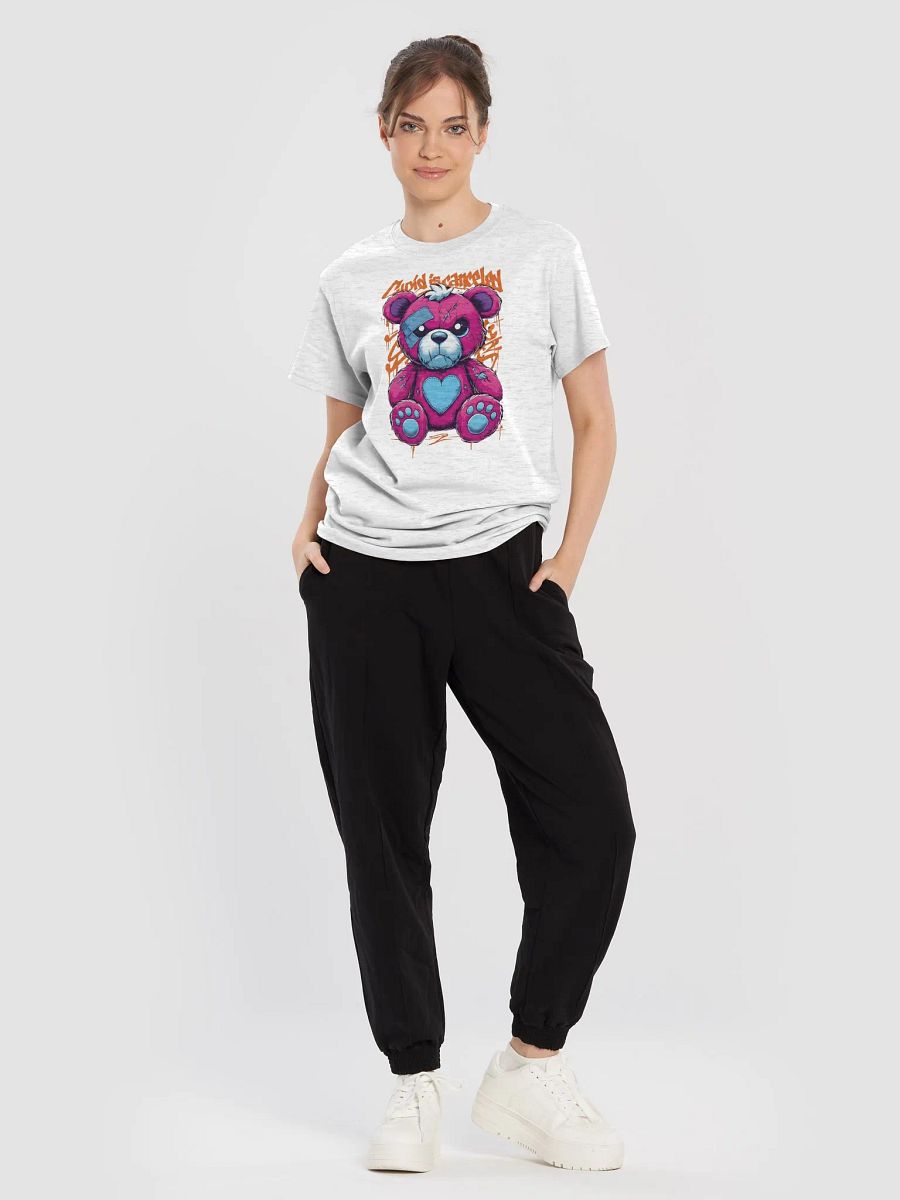 Cupid is Canceled Unisex Tee, Beat Up Teddy Bear Shirt, Valentine's Day Gift, Anti Valentine's, Cute Cupid, Heartbroken Tee product image (60)