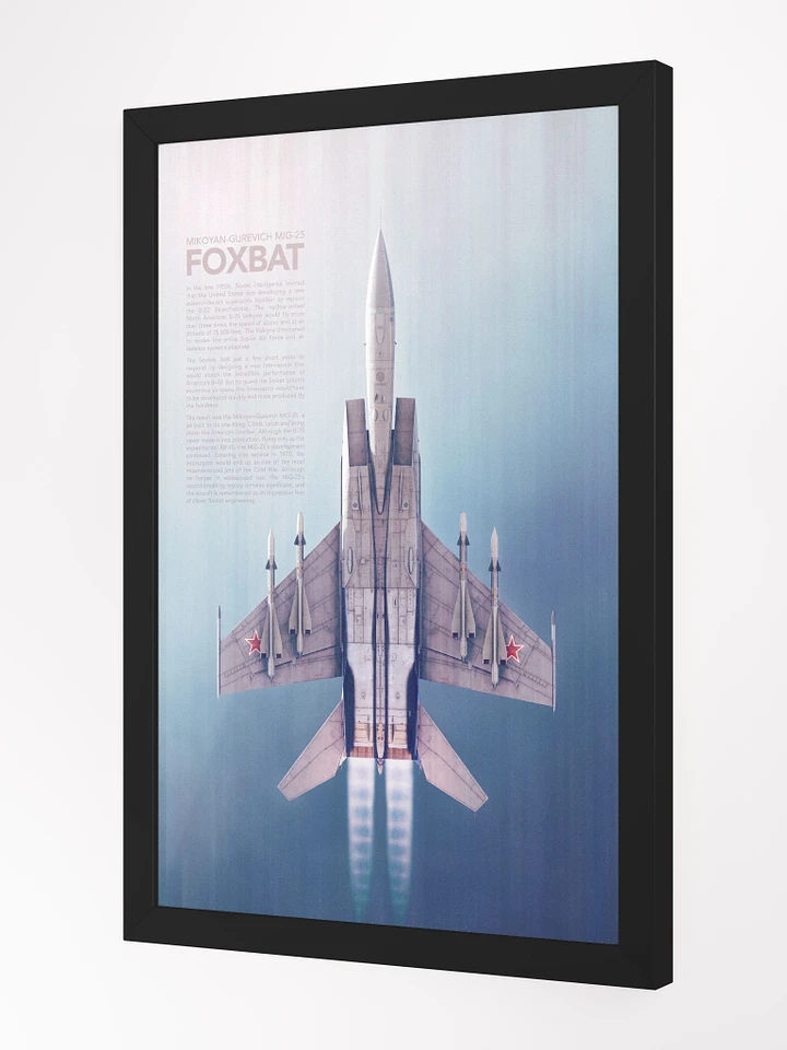 MiG-25 Foxbat Framed Artwork product image (1)