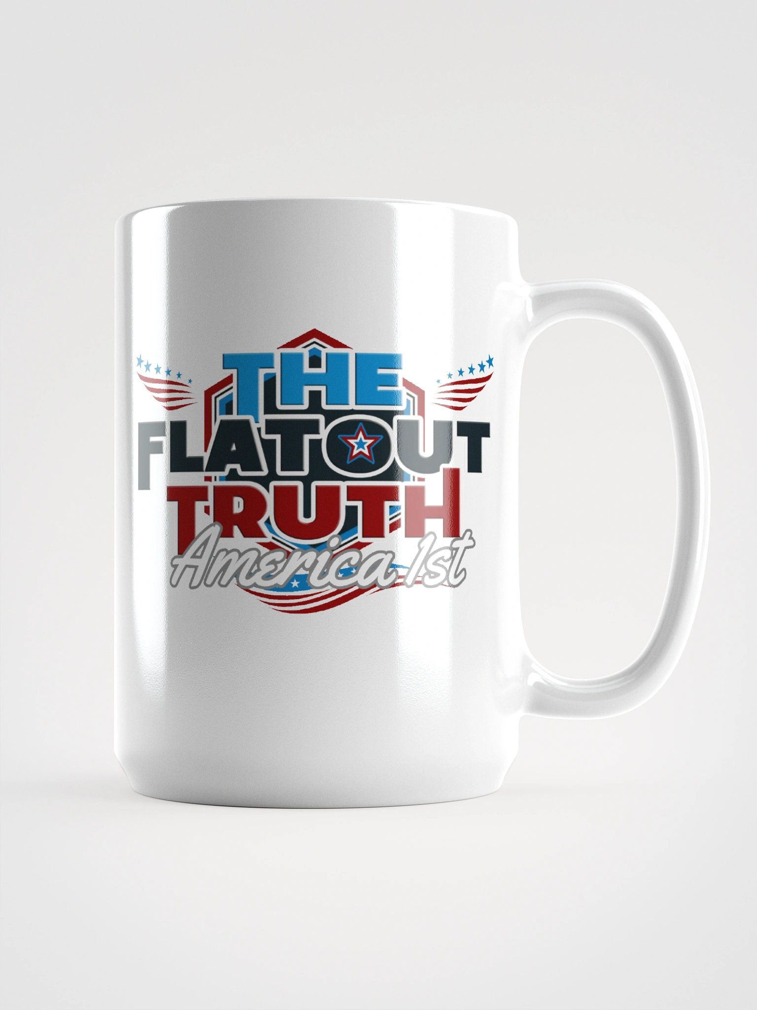 TFOT America 1st White Shield Mug product image (1)