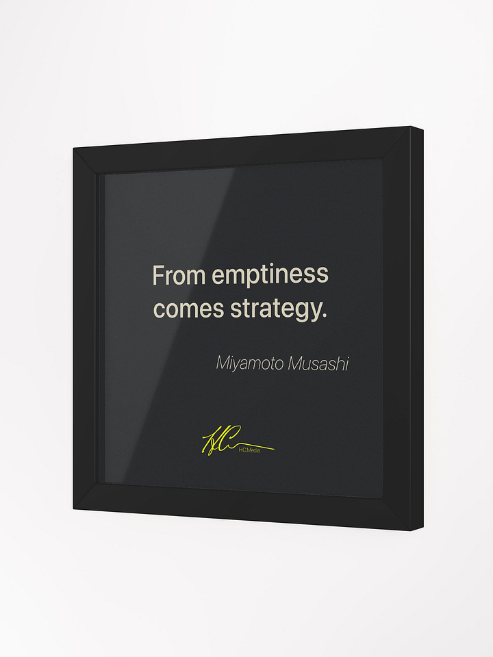 Miyamoto Musashi Q4 - Framed Poster product image (2)